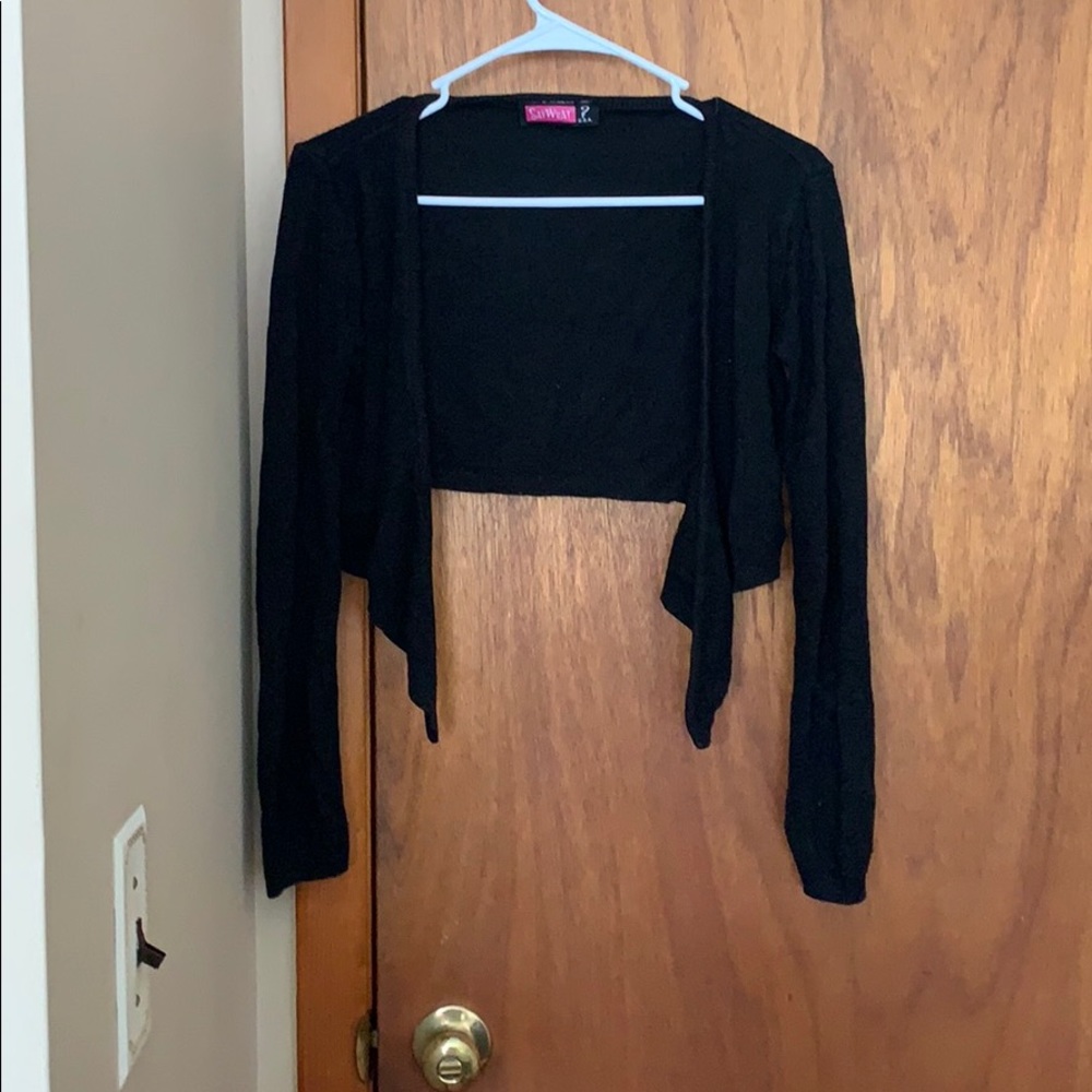 Say What long sleeved shawl